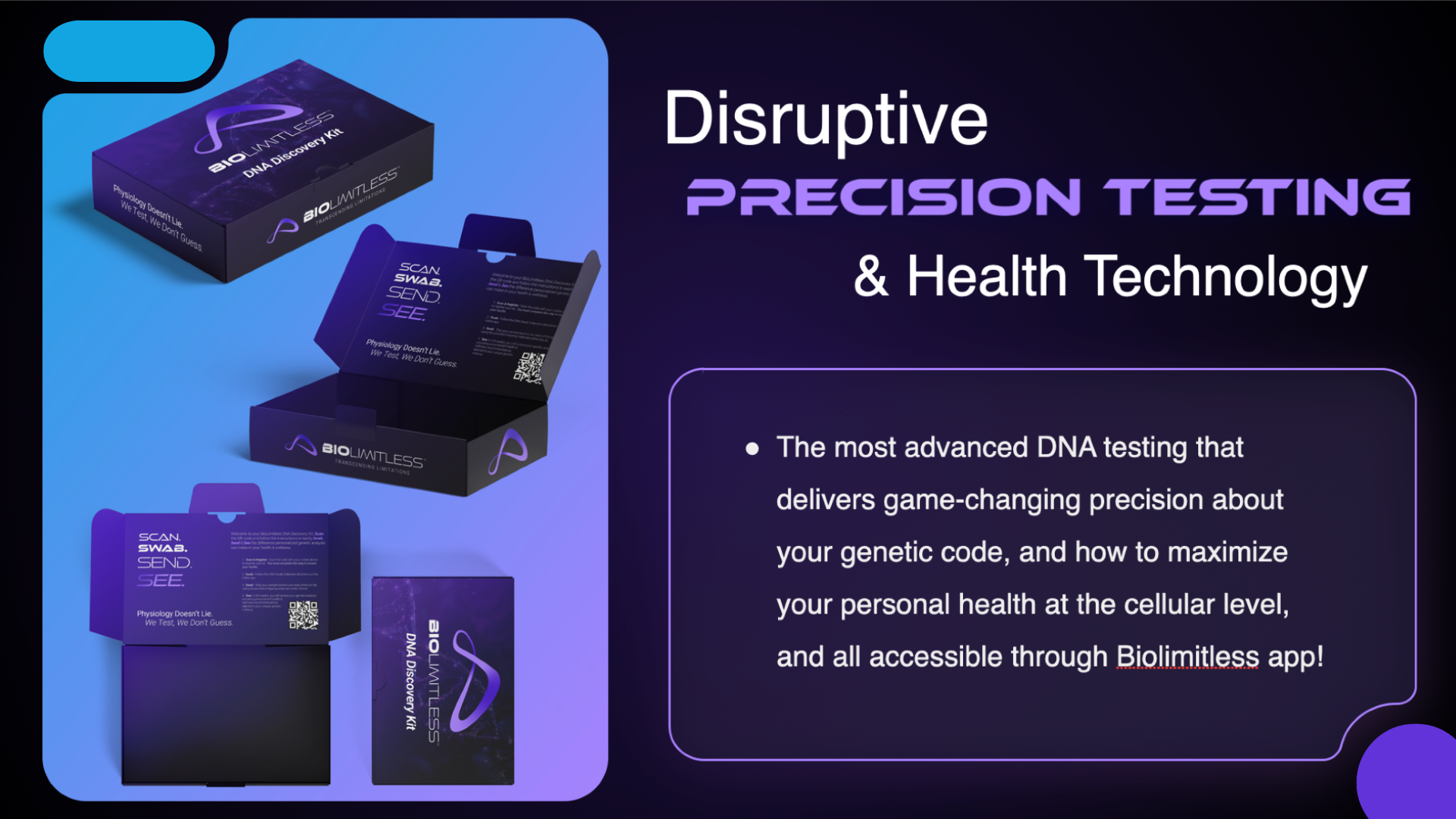 Biolimitless Health and Wellness Precision testing